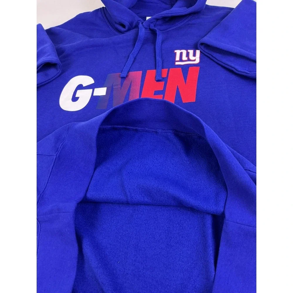 Nike New York Giants G-Men Hoodie Blue NFL Team Apparel‎ Men's XL NWT